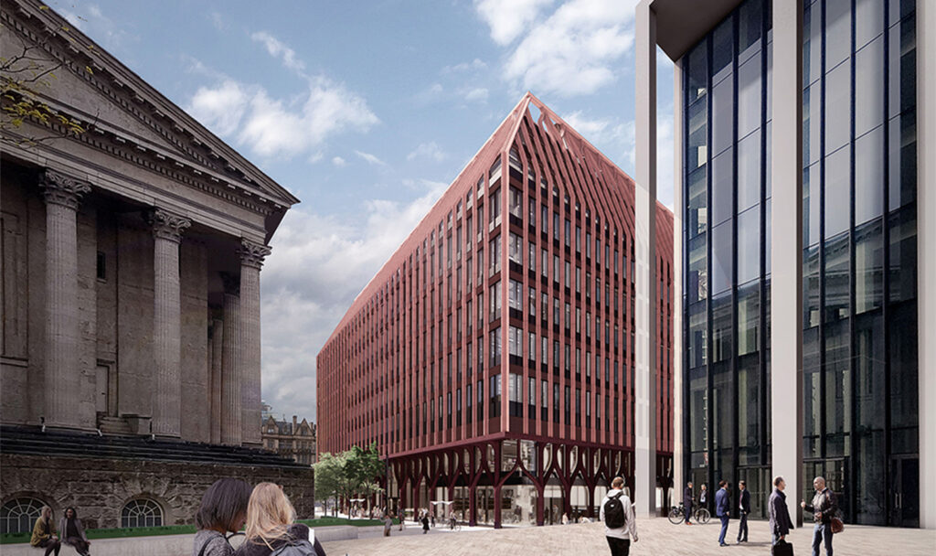 Three Chamberlain Square, Paradise, Birmingham city centre will bring new office space in 2025