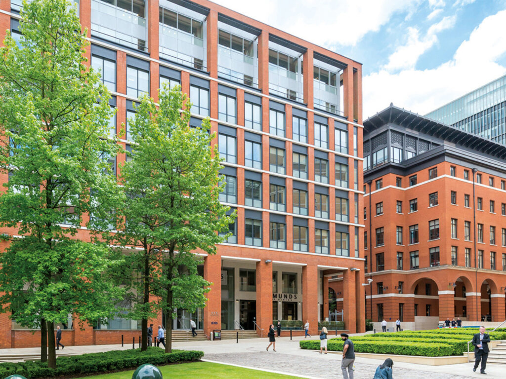 6 Brindleyplace, Birmingham city centre where Lloyd's Bank’s temporary move to almost 60,000 sq ft was the largest letting for both Q3 and the entire year for the Birmingham office market 2023