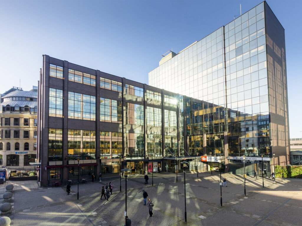 9 Colmore Row offices Birmingham city centre, where the Crown Prosecution Service took 27,589 ft across three floors in Q4 of the Birmingham office market 2023