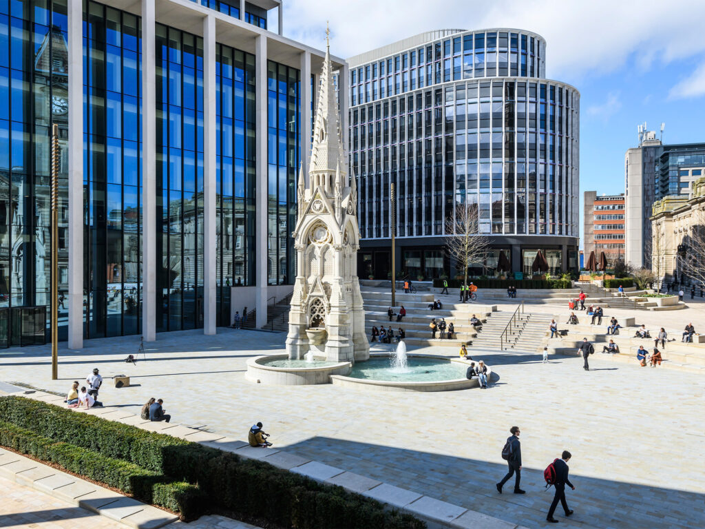 One and Two Chamberlain Square, Paradise, Birmingham city centre - Dains secured the last available space at Two Chamberlain Square in the Birmingham office market 2023 Q4 figures