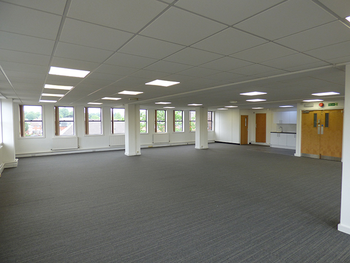 Internal open plan office space of Virginia House - available to let in Solihull