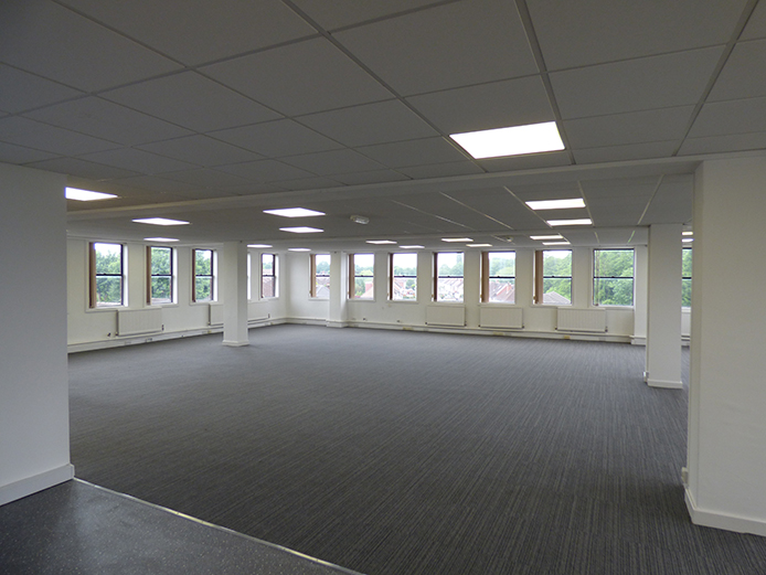 Virginia House open plan office space to let at 56 Warwick Road in Solihull