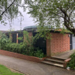 Front view of Friend's Meeting House, currently for sale in Redditch