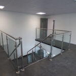 Internal stairwell at offices to let in Birmingham