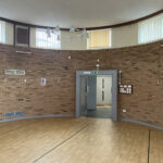 Hall at Friend's Meeting House - property may have potential for alternative use or redevelopment, subject to planning permission.