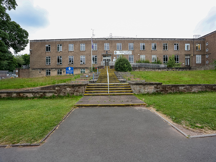 The building with its 1.153 acres on Lichfield Road in Sutton Coldfield is for sale