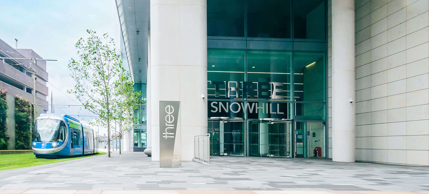 External view of Three Snowhill offices in Birmingham city centre, which was the largest transaction of the quarter, representing one third of the total space let