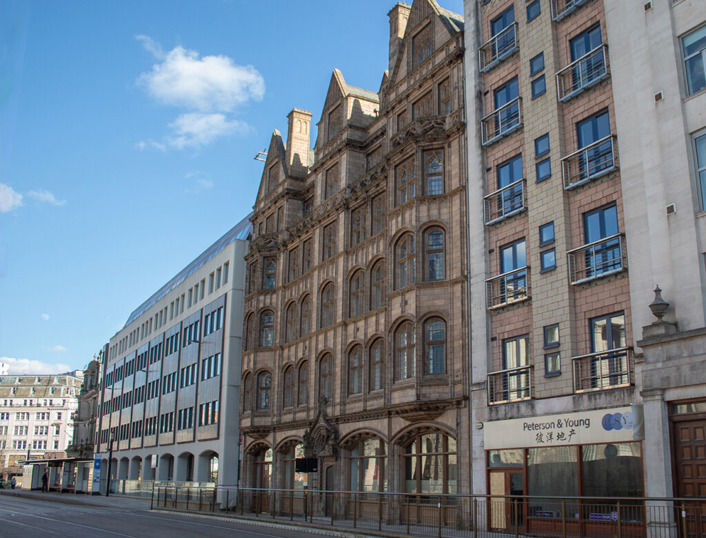 Queens College Chambers in Paradise Street, Birmingham city centre where KWB Residential provides block management services on behalf of the Residents Management Company