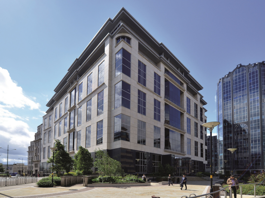 One Colmore Square where Cushman & Wakefield relocate within the same building in Birmingham office market Q2 2024