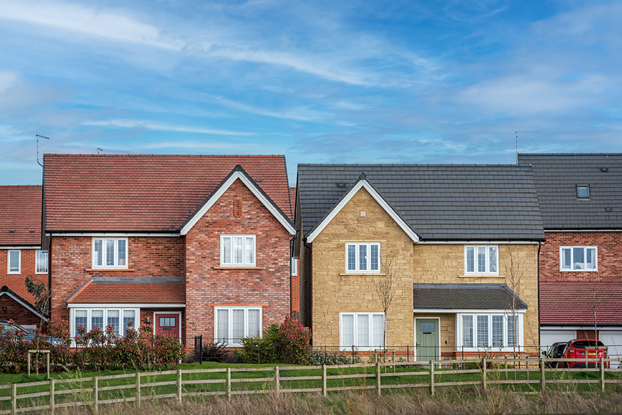 Residential development typical of the types of new-build schemes for which KWB provides bespoke residential estate management services on behalf of national housebuilders