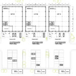 Floor plans of Buildings E1, E2 and E3 Abbey Park offices