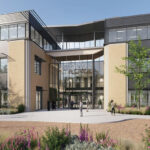 Exterior of Flow, headquarters building available at Birmingham Business Park, Solihull