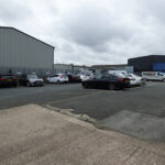 Exterior of Drayton Court car park, office suite to rent in Solihull, in well established business park