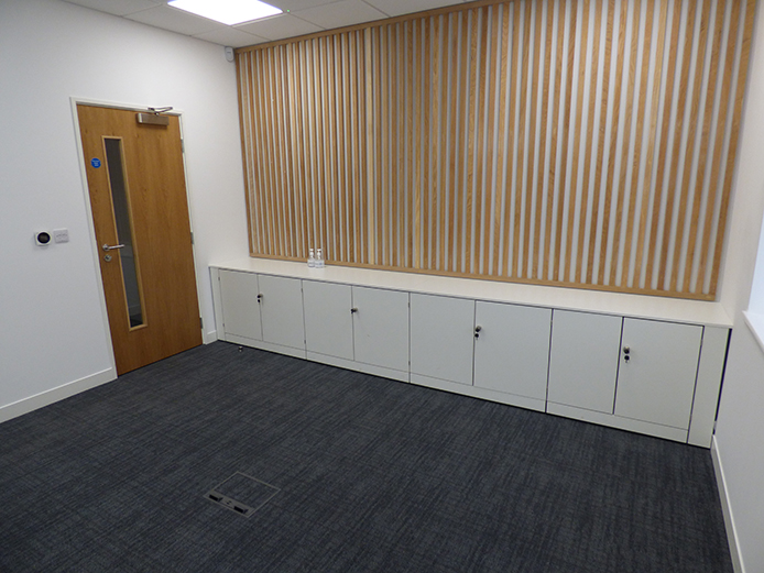 Interior of meeting room, office suite to rent in Solihull, in well established business park