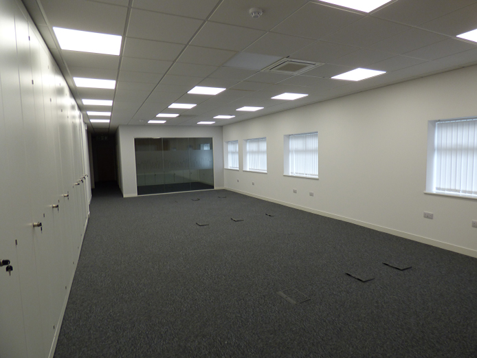 Interior of office suite to rent in Solihull, in well established business park