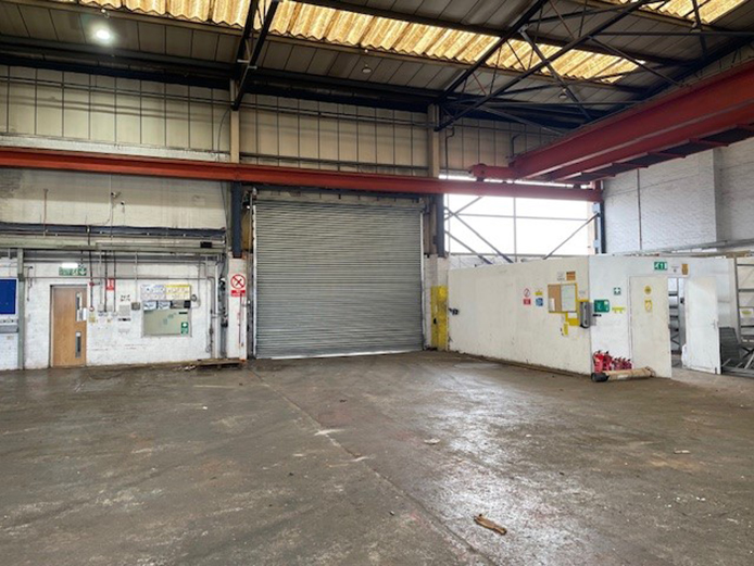 50 Cato Street - Internal view of shutter doors