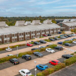 Exterior at Bio Building – offices to let Blythe Valley Park