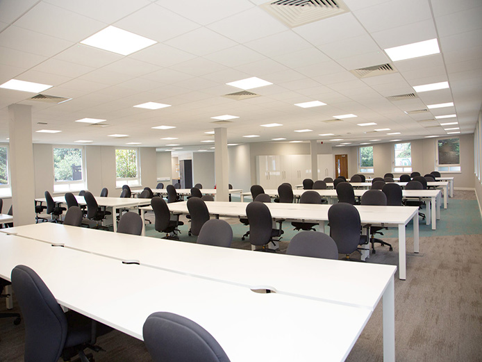 Interior of 2620 Kings Court, fully fitted out options available, Offices to let Solihull