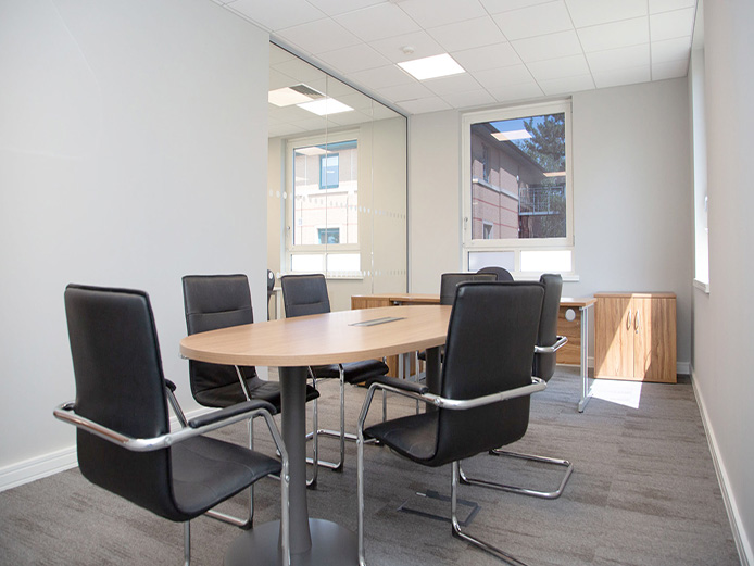 Fitted out meeting room, Offices to let Birmingham Business Park