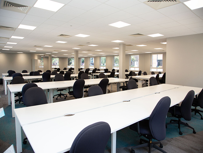 Interior of 2620 Kings Court, fully fitted out options available, Offices to let Birmingham Business Park