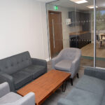 Relaxed meeting room and breakout area at Unit 2620 offices Solihull