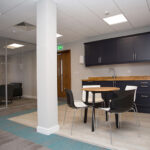 New kitchenette/breakout area included within the fit-out of the ground floor