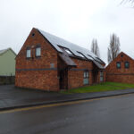 External view of self-contained offices for sale Coleshill
