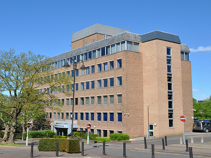 External image of building, offices to let Redditch