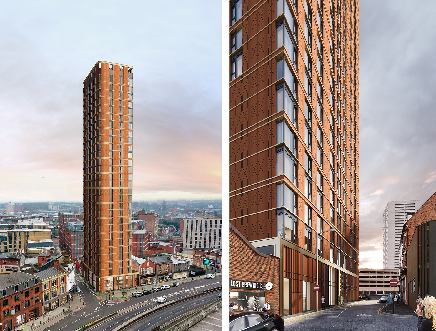 South Central Birmingham, where KWB Residential provides block management services