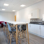 Breakout area and kitchenette at 2640 King's Court, Birmingham Business Park