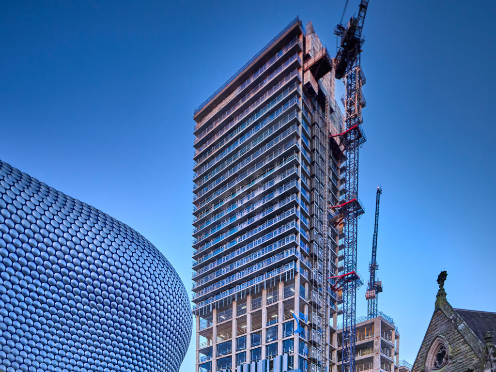 1 BEORMA PLACE is currently under construction in Birmingham Digbeth, with 152,000 sq ft of Grade A office space due for completion August 2026