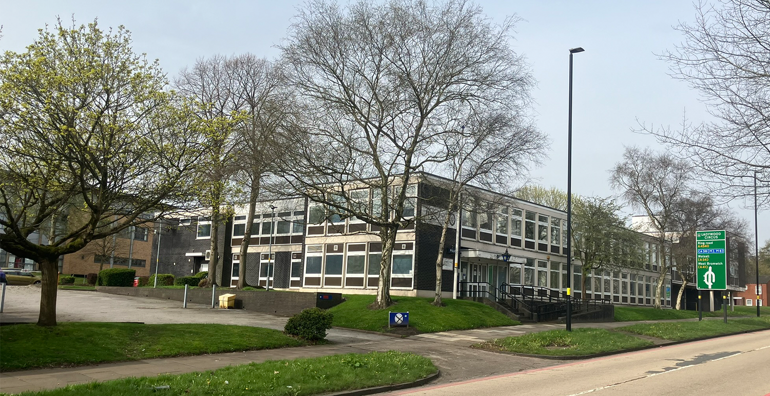External view of Ladywood Police Station, Former police station residential development scheme