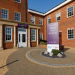 Entrance to 1 Bromwich Court offices for sale Coleshill, Birmingham