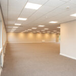 2635 Kings Court provides open-plan fully refurbished office space with suspended ceilings and energy-efficient LED lighting