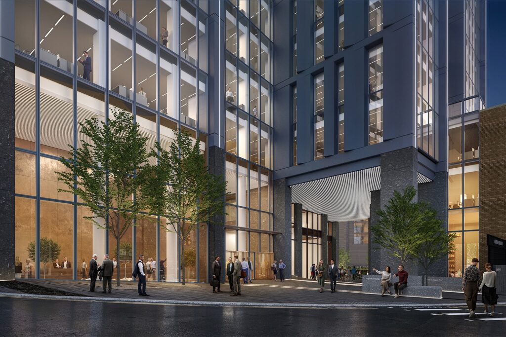 CGI of 1 Beorma Place, the only brand-new office building in Birmingham city centre under construction, scheduled for completion in 2026