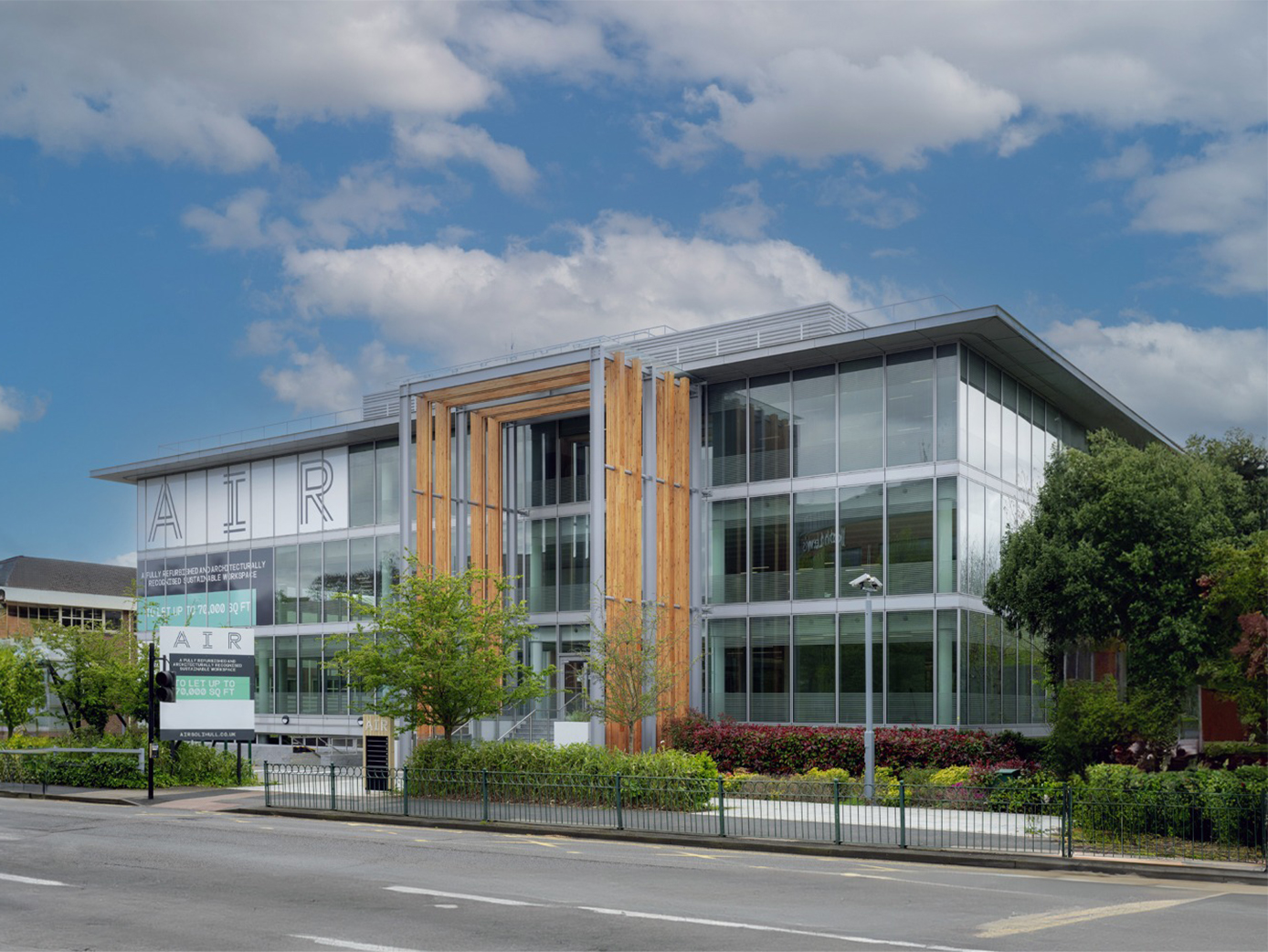 External view of AIR Solihull offices to let