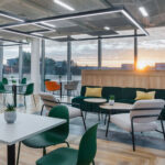 AIR Solihull provides a large social atmosphere with its business lounge and coffee bar