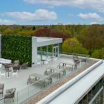 Roof terrace providing a stunning communal space