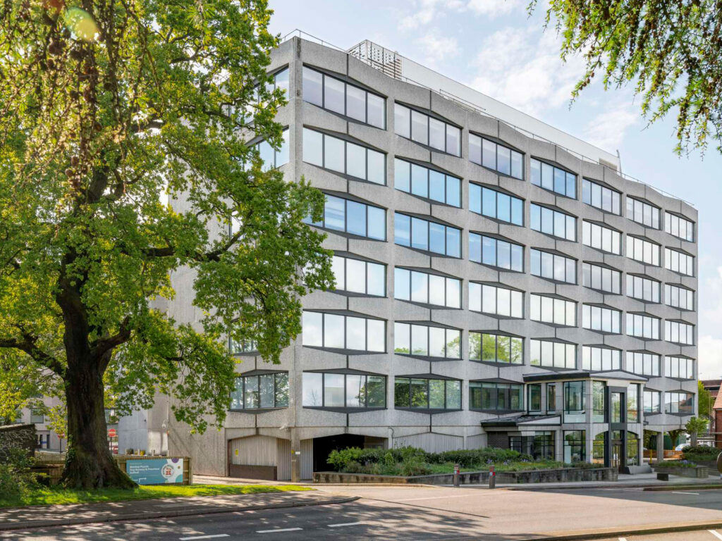 Radcliffe House in Solihull town centre, home to one of five TMT deals in 2025