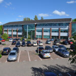 Exterior of Prospect House, showcasing the car parking availability