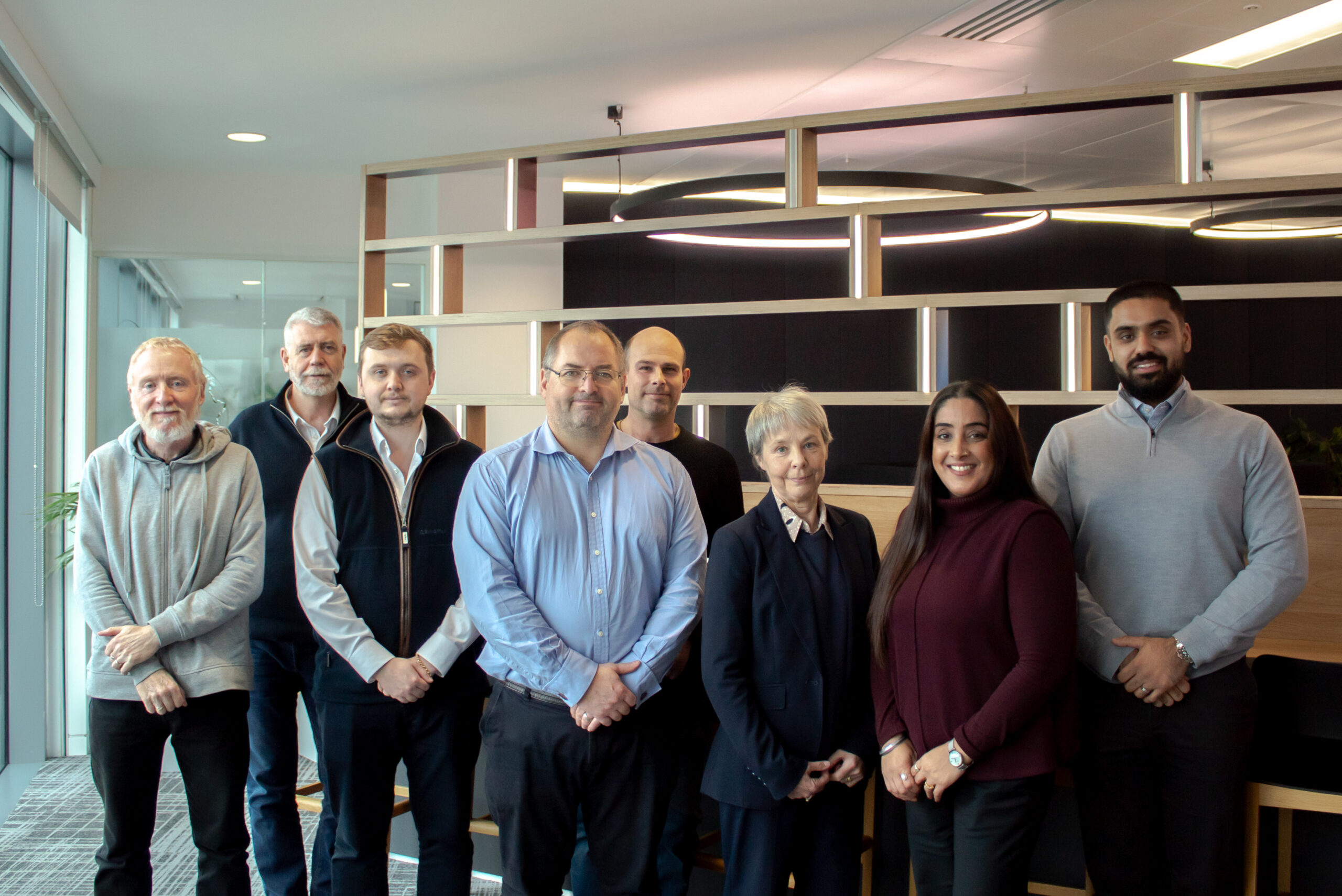 The KWB property management team at the RICS HQ in Birmingham, where they successfully completed the assessments to achieve IOSH accreditation