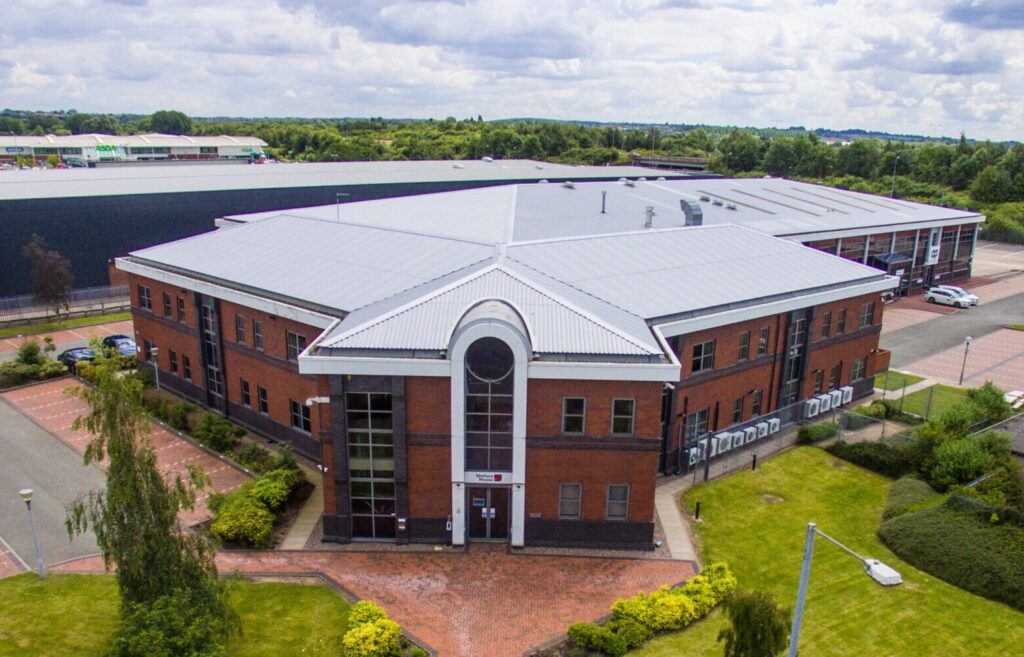 Ventura House, offices in Tamworth secured by KWB for construction company, M&J Evans' new regional office