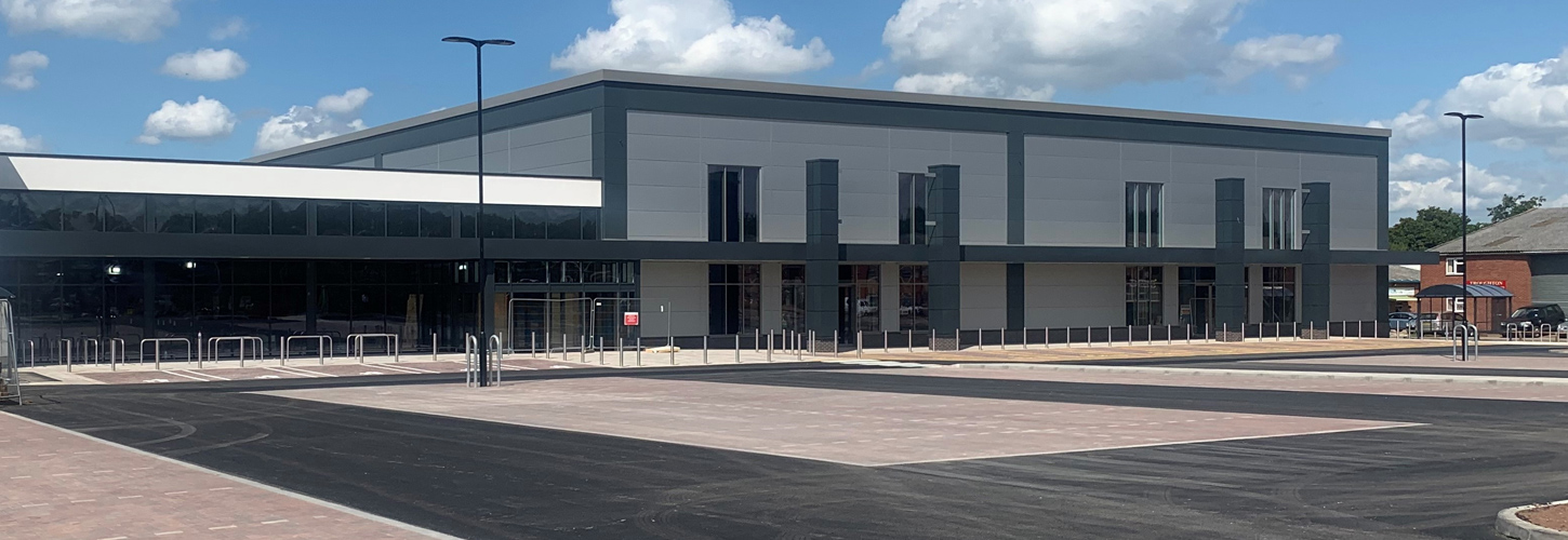 Sinclair Retail Park in Evesham, managed by KWB Property Management