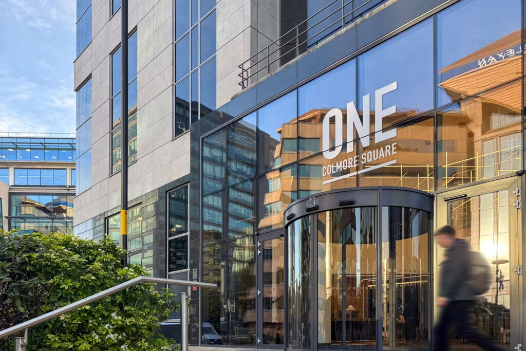 One Colmore Square in Birmingham city centre, where serviced office provider Block Workspace took 22,057 sq ft in the second largest deal of H1 2026