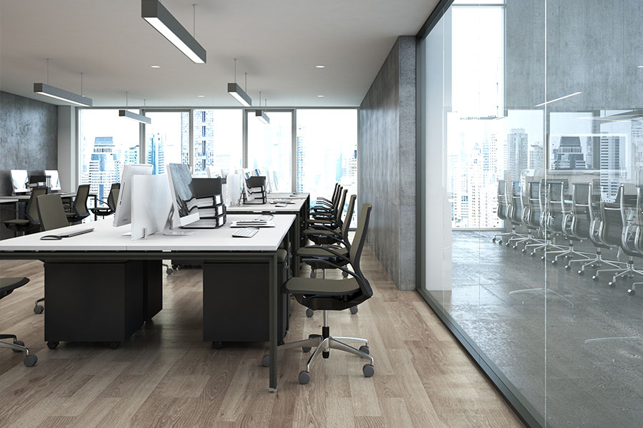 Internal office with desk space